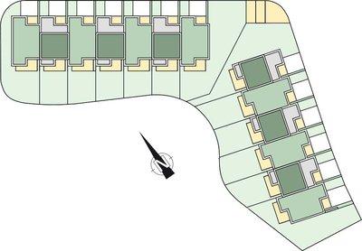 Lageplan von HELMA-Bauprojekt im ecoQuartier Lageplan von HELMA-Bauprojekt im ecoQuartier