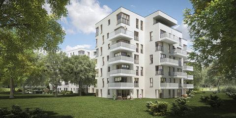 Haus B vom Bauprojekt Wohnen im Park Haus B vom Bauprojekt Wohnen im Park
