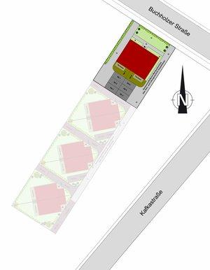 Lageplan vom HELMA-Bauprojekt in Misburg Eigentumswohnungen von HELMA in Misburg