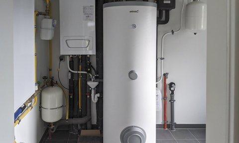 Technikraum im Doppelhaus in Ahrensburg Technikraum im Doppelhaus in Ahrensburg